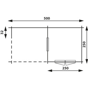  Interflex | Tuinhuis 2525 Z | Onbehandeld 207685-10